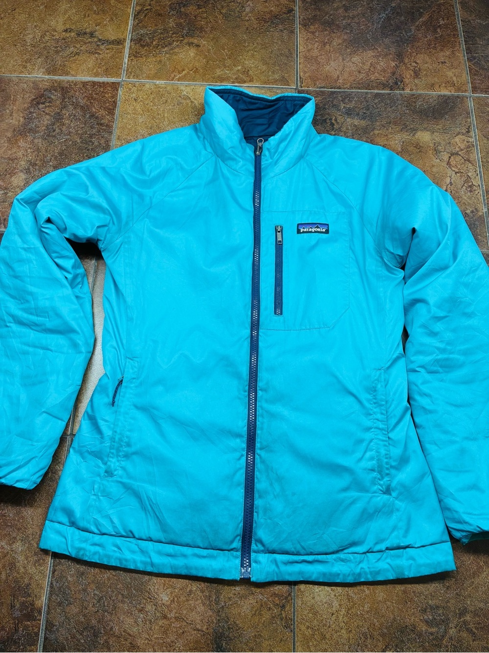 Patagonia Women's Aqua Teal Insulated Puffer Jacket